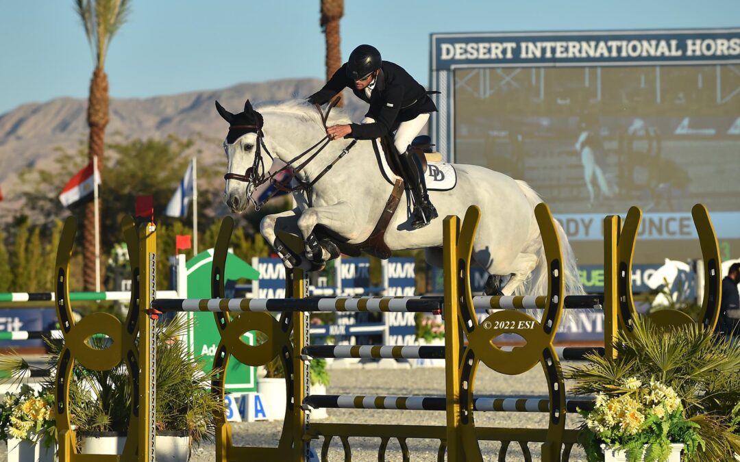 Darren Dlin and Buddy Bounce Bring Home $25,000 FarmVet Grand Prix Victory at Desert Circuit I