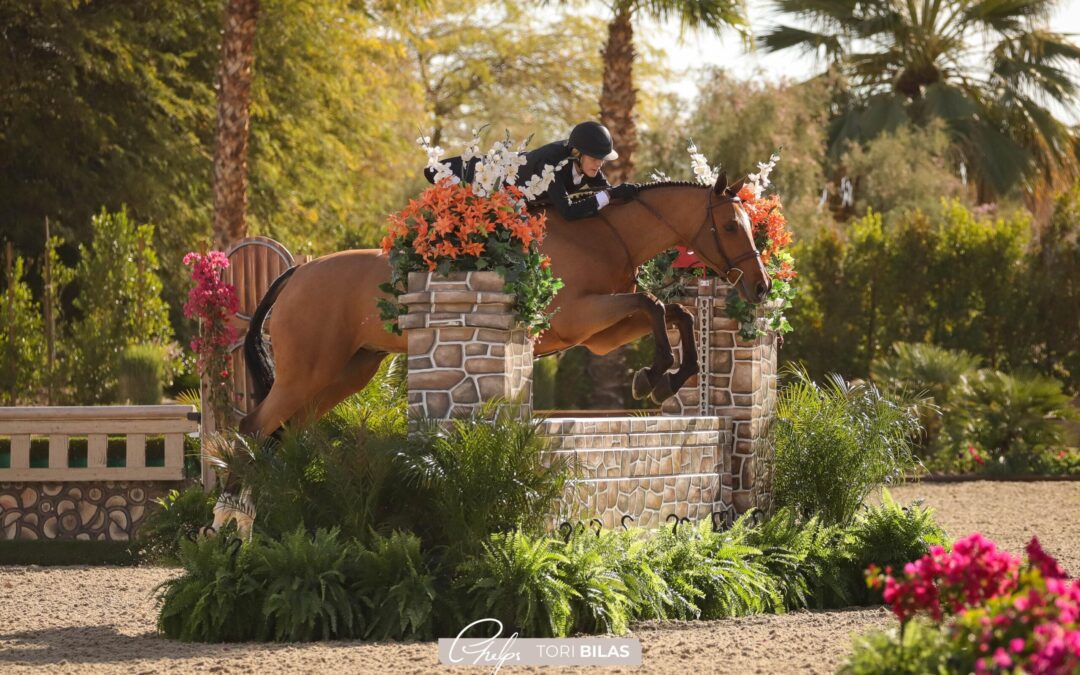 Jenny Karazissis and Big Shot Top $15,000 Butet USHJA International Hunter Derby