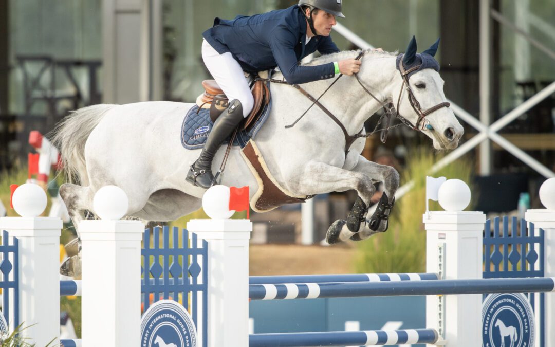 Gregory Wathelet Pilots Homebred Argentina De La Marchete to Win CSI3* 1.50m Speed