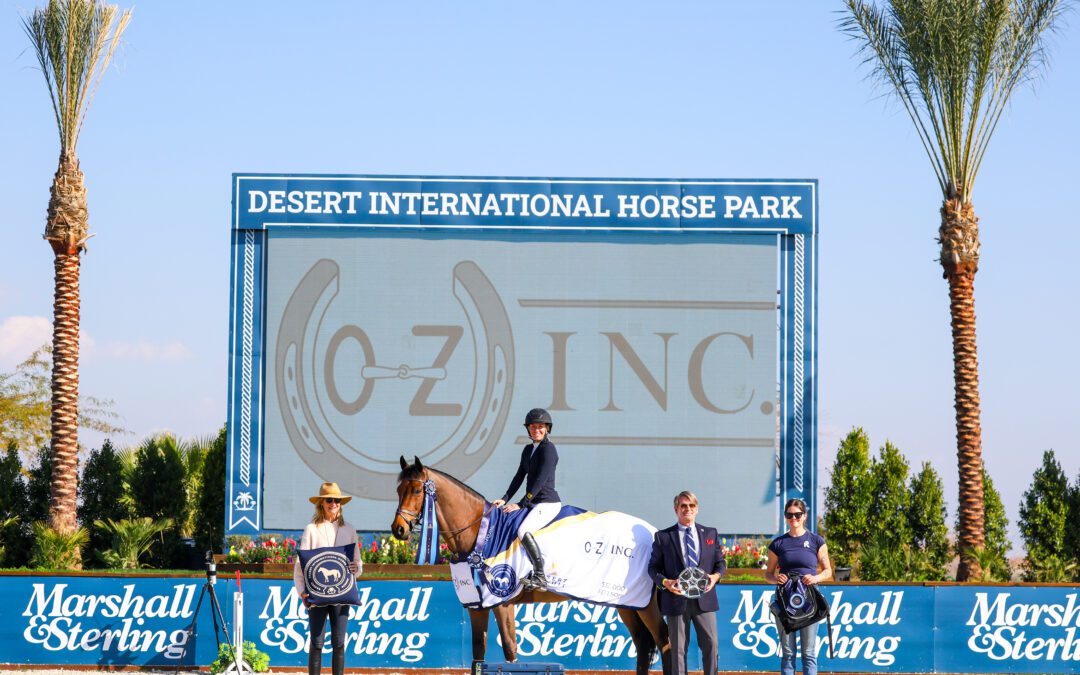 Ali Ramsay and Bonita VH Keizershof Z Sprout Wings in $32,000 1.50m Speed