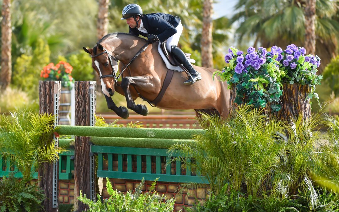 A Totally Awesome Win for Simon Schroeder in $25,000 USHJA International Hunter Derby, Sponsored by Adequan®