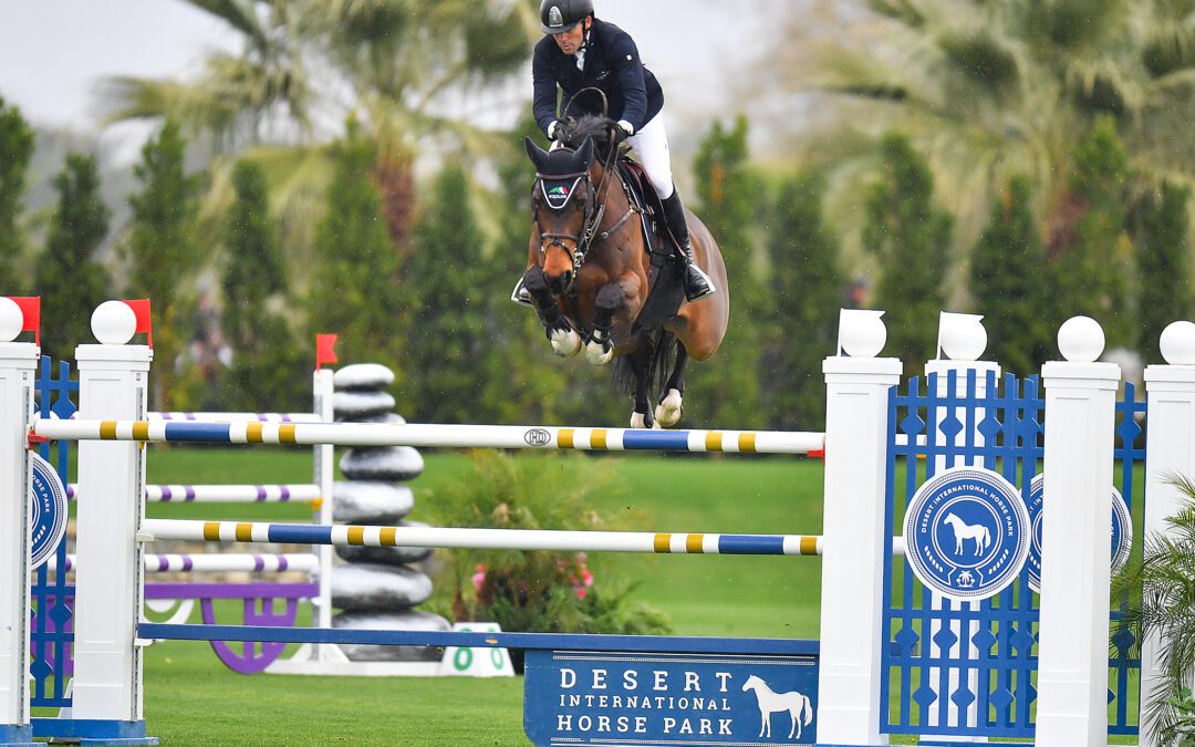 Conor Swail Always Counts on Crosby, Winning $32,000 CSI4* 1.50m Speed