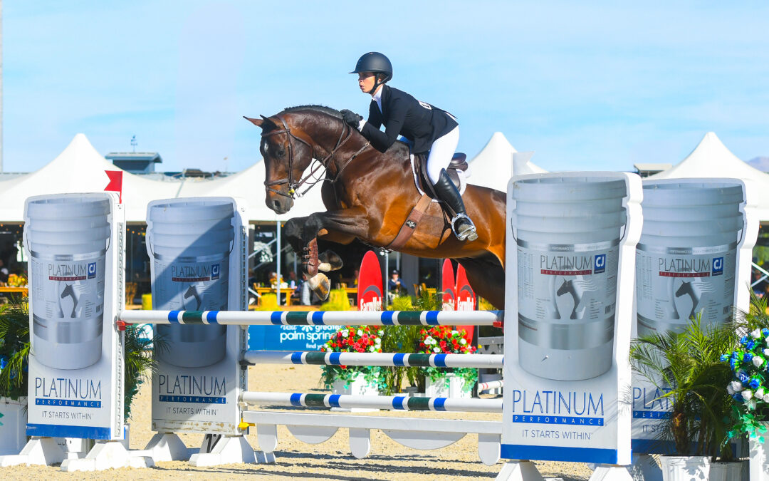 Avery Glynn Wins Platinum Performance/USEF Show Jumping Talent Search Final – West