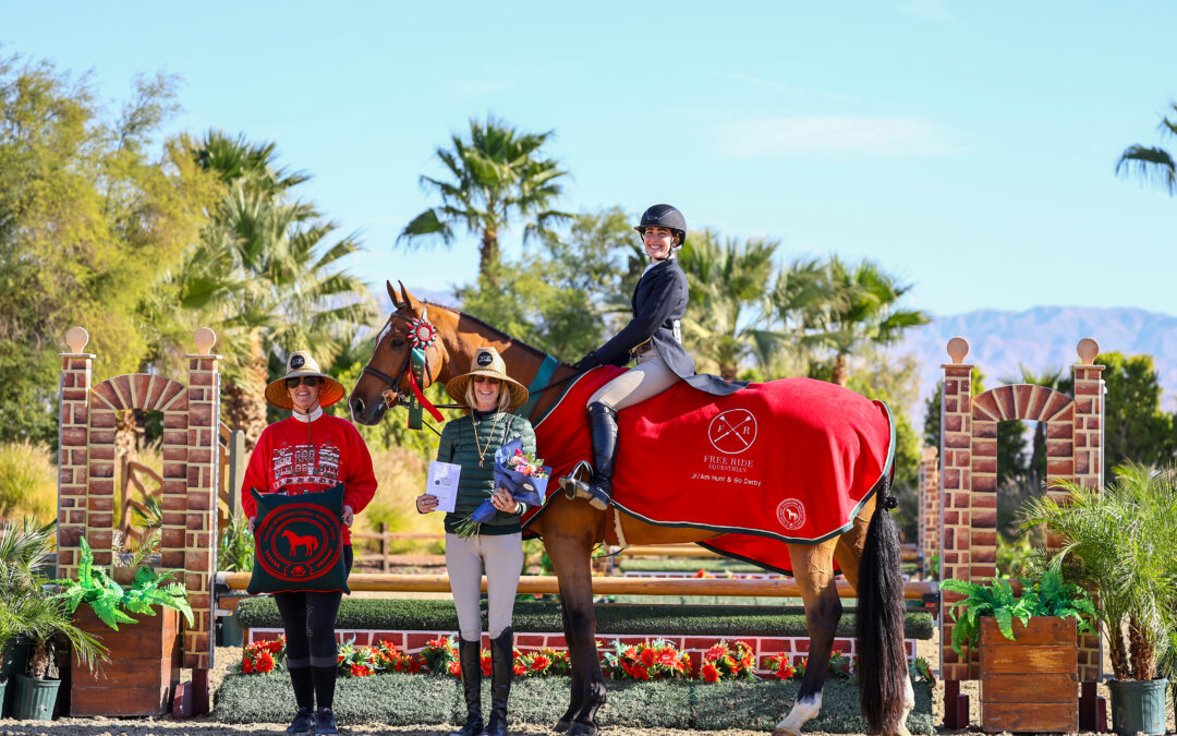 Dulcie Lou Morris and Big Shot are Best in 2’6”-2’9” Child/Adult Hunt & Go Derby