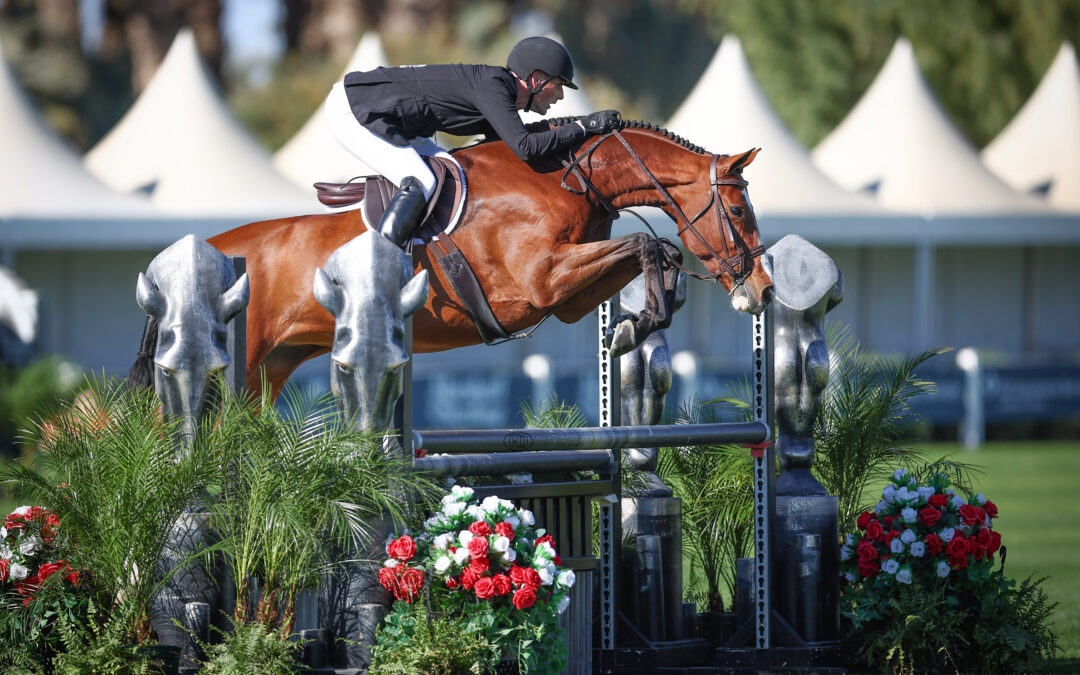 Dustin Goodwin Has Great “Reputation” in $30,000 USHJA International Hunter Derby