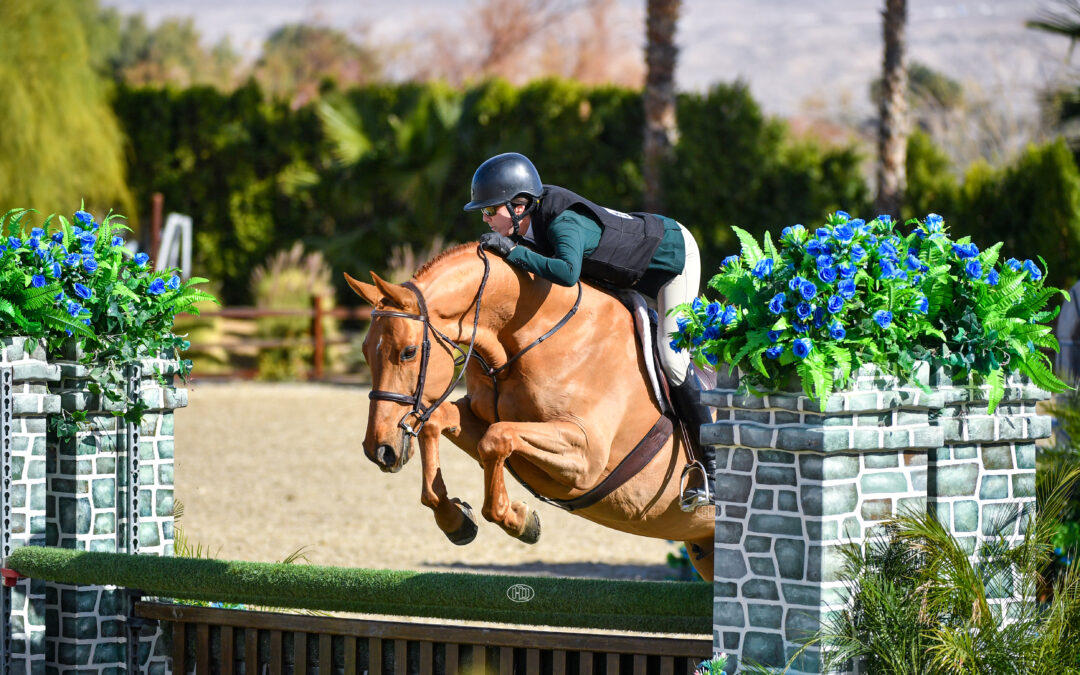 Katie Taylor-Davidson and Autumn’s Boy are Best in 3’6” Green Hunters