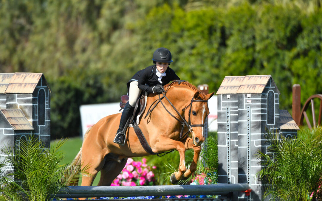 India Kulkin and D’Artagnan Dominant $5,000 USHJA Pony Hunt & Go Derby