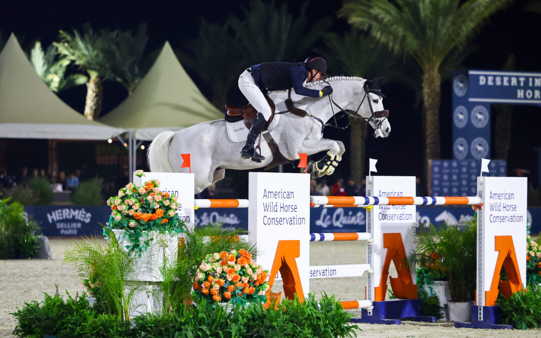 Jos Verlooy is Victorious in $200,000 CSI4* American Wild Horse Conservation Grand Prix