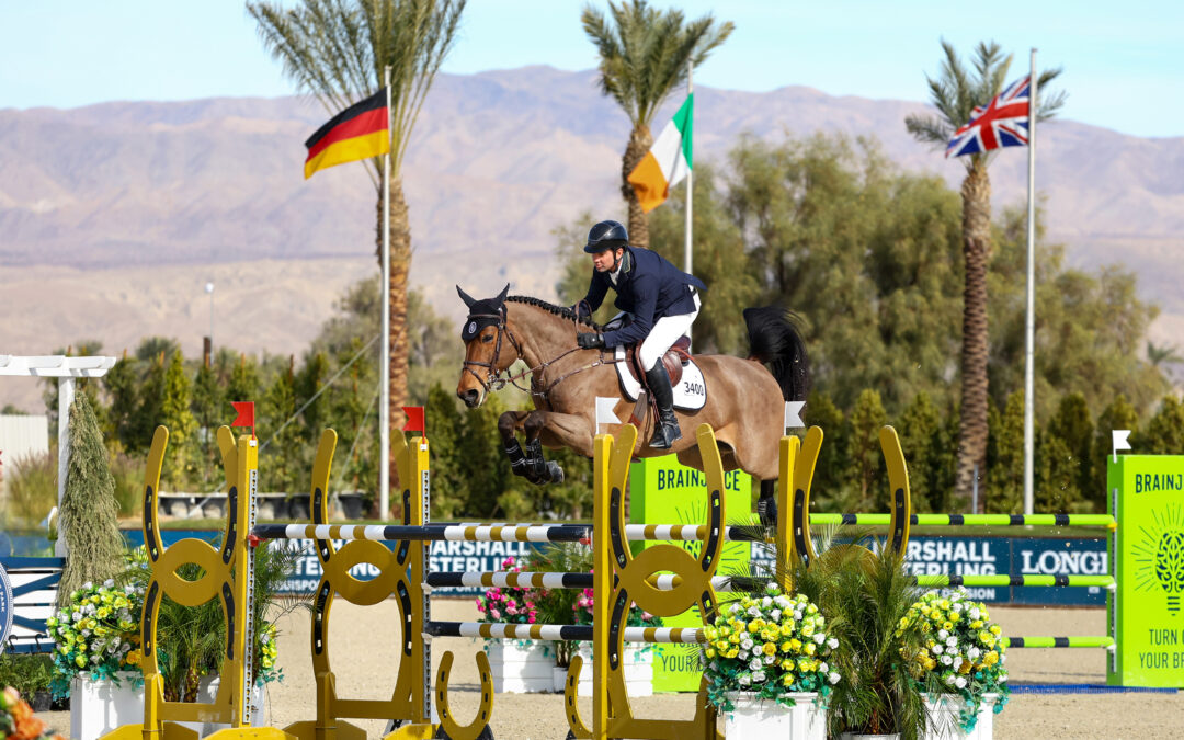 Cassio Rivetti and Knass B Steal First in Serendipitous Win in the $24,999 Marshall & Sterling Insurance 1.40m Open Classic