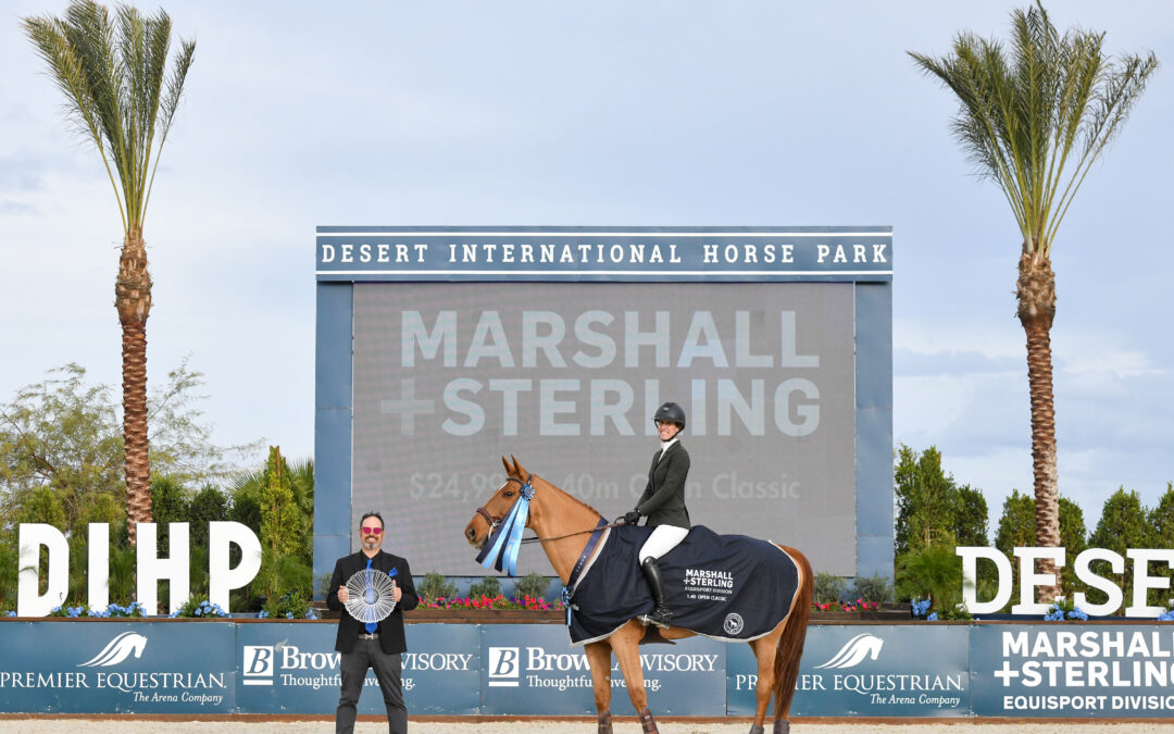 Philippa Melski and Filoucha Fly to the Win in $24,999 Marshall + Sterling 1.40m Open Classic