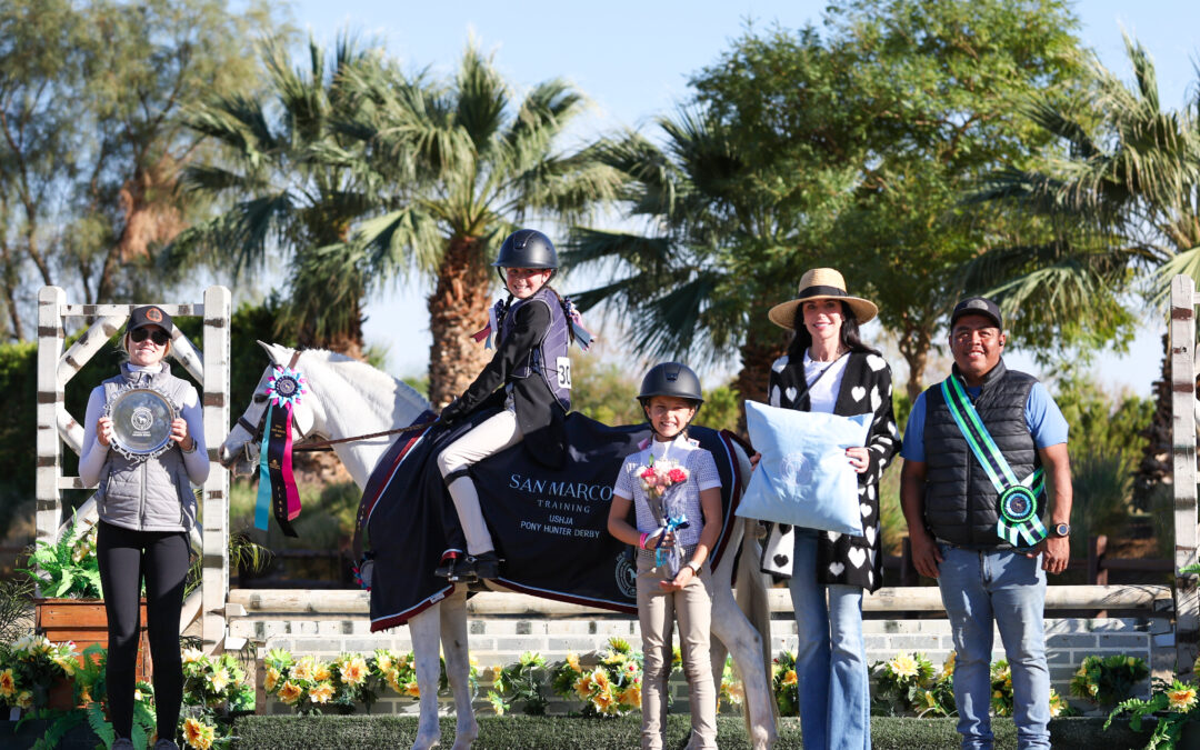 Margaux Winchell Gets the Blue in $5,000 USHJA Pony Hunt & Go Derby