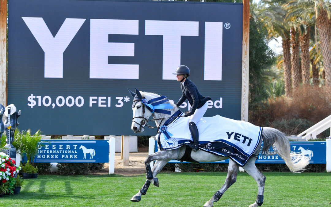 Samantha Buirs-Darvill Dashes to Victory in $10,000 YETI CSI3* 1.45m Speed