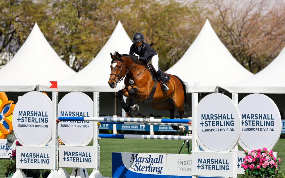 Amanda Gomez and Charly-Ann Continue Their Winning Ways in $24,999 Marshall + Sterling Insurance 1.40m Open Classic