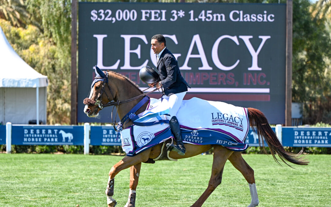 Déjà Vu For Sameh El Dahan in $32,000 CSI3* 1.45m Classic at Desert Circuit 9